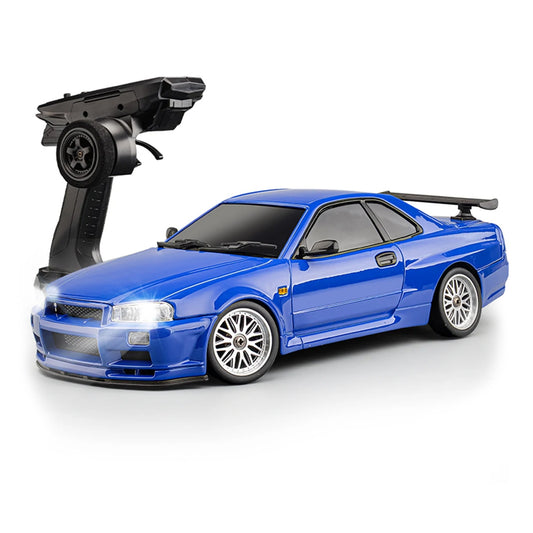 LDRC 1899 1/18 2WD Ready-to-Run RC Drift Car Nissan GTR R34 with Gyro