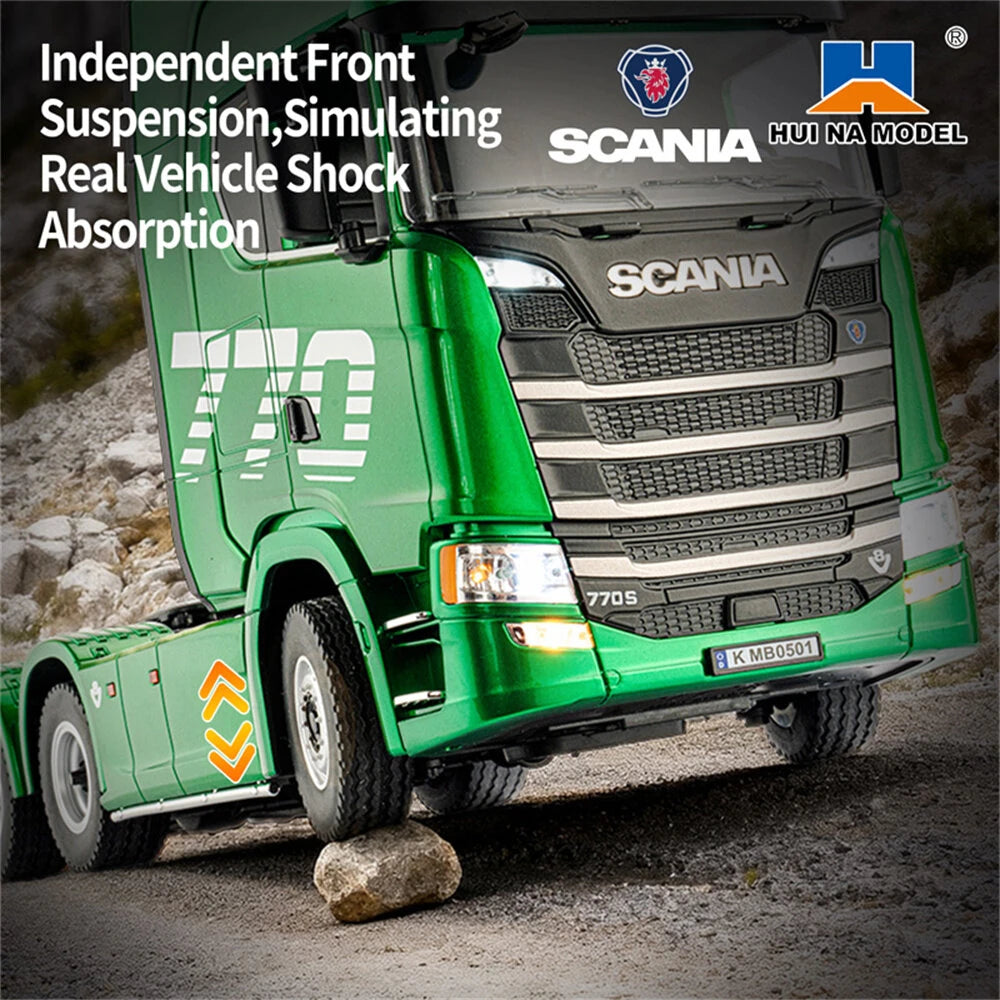 Huina Toys 1501 PRO / 1502 1/18 RTR Licensed Scania 770S Tractor Semi Truck Trailer