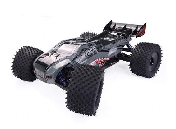 ZD Racing Pirate 2 1/8 Scale 4WD Brushless Truggy Almost Ready-to-Run Red/Black