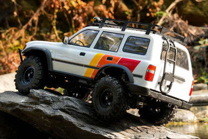 FairRC FCX10 1/10 Toyota LC80 Tri-Color Mod RS – Scale Trail Crawler with Custom Tri-Color Styling