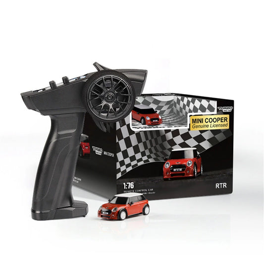 Turbo Racing 1/76 RWD Ready to Run Drift RC Car, BMW Mini Cooper F56 3-Door Hatch
