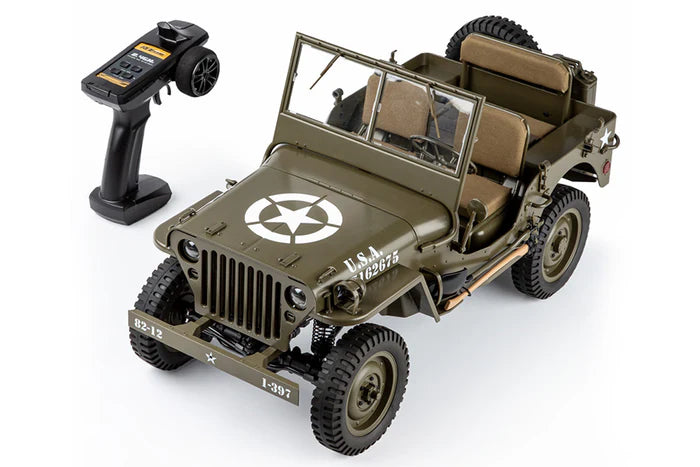RocHobby 1/6 Scale 1941 MB Scaler – Military-Style Rock Crawler / Scale Truck