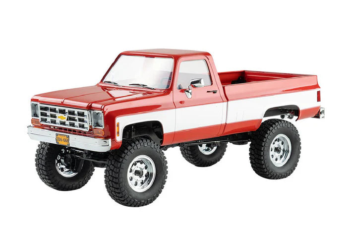 FMS FCX18 1/18 Chevrolet K10 RTR RC Truck – Scale Crawler with 2-Speed Transmission & LED Lights