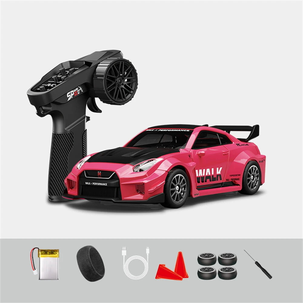 Hstar D43-02 1/43 Scale 4WD Brushed Mini Drift RC Car Ready-to-Run with Gyro and LED Lights