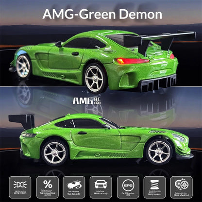 LDRC 4301 1/43 4WD RTR AMG GTR Drift RC Car with Gyro