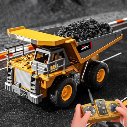 ZMX Z6834YG 1/18 Scale 8CH RC Construction Mining Dump Truck – Ready-to-Run with Lights & Sound