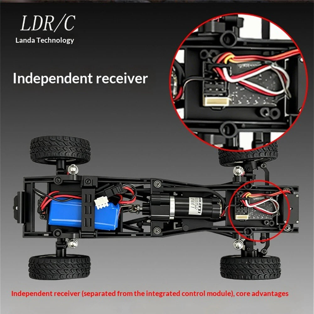 LDRC 18401 PRO 1/18 4WD Brushless Rock Crawler Ready to Run with Sensored FOC System