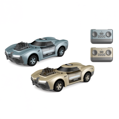 Crazon PZ24241A 1/24 Scale 2WD Brushed RC Battle Cars Set - Crash Racing Dual Pack Ready-to-Run with LED Lights