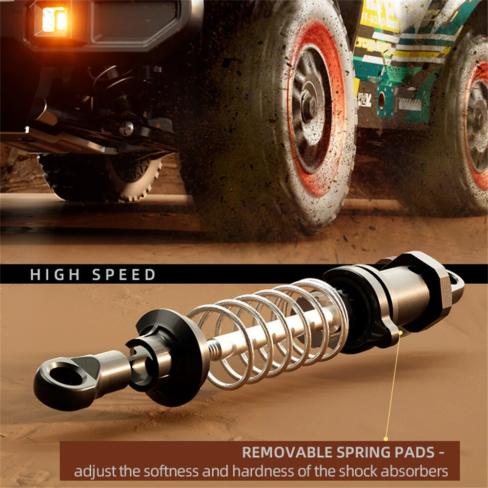 JJRC 1/18 C8820 4WD Short Course Off-Road Truck – 31 km/h Brush-Controlled Beast (Full RTR)
