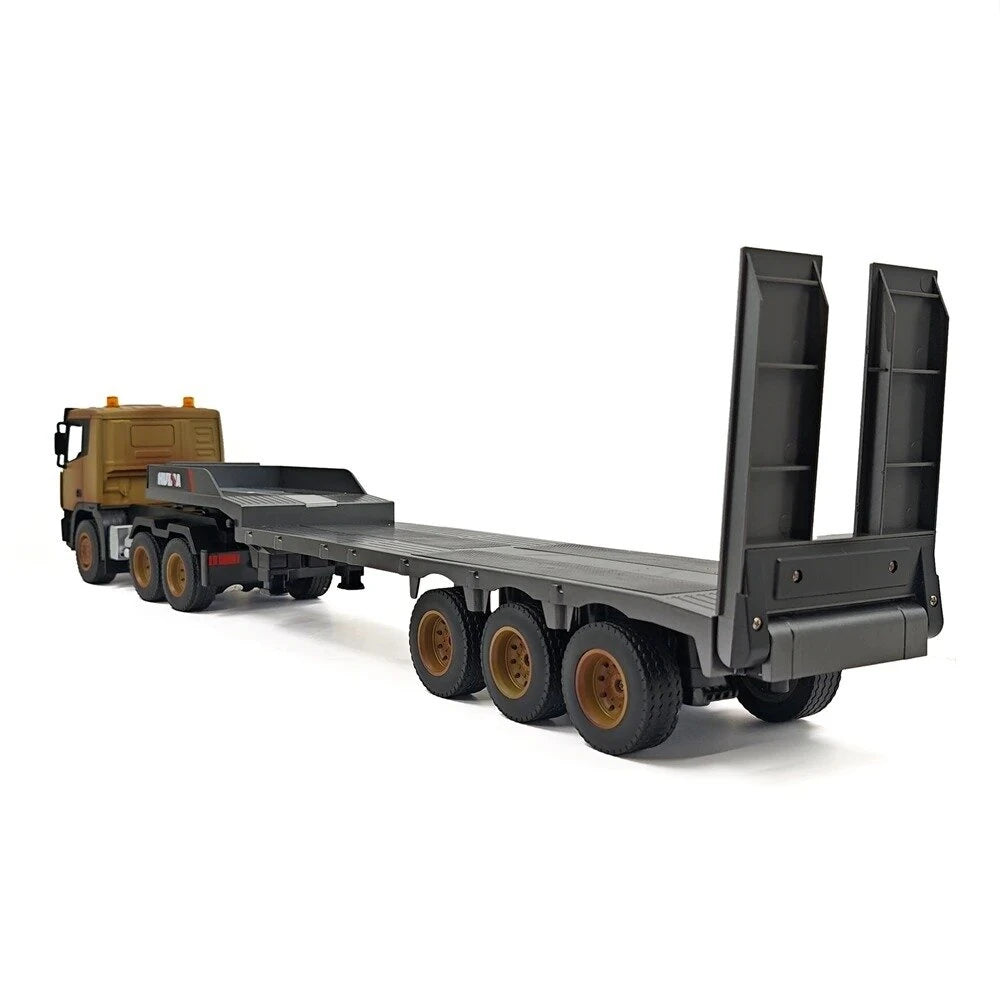 HUINA 1318 1/18 9CH Ready-to-Run RC Flatbed Trailer Truck