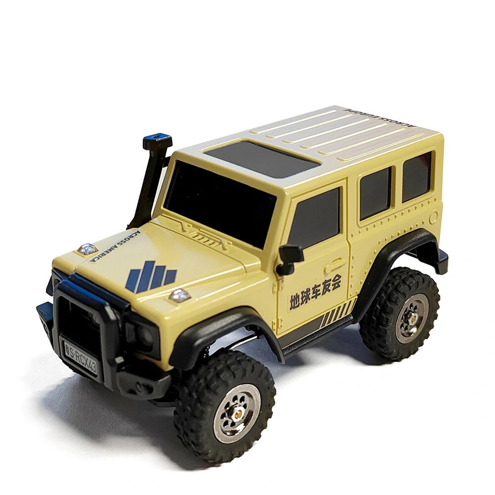1/43 scale 4WD Ready-to-Run mini RC rock crawler side profile