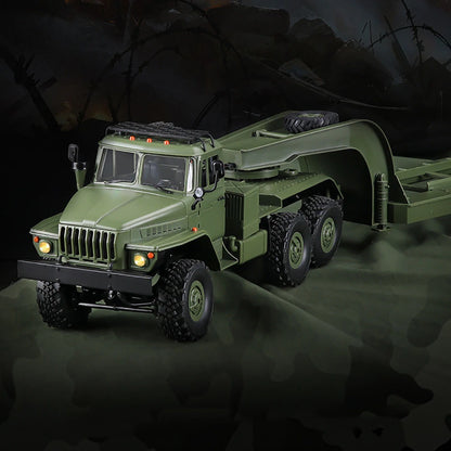 WPL B36-3 Ural 1/16 Scale 6WD Military Truck with Trailer – Ready-to-Run Rock Crawler