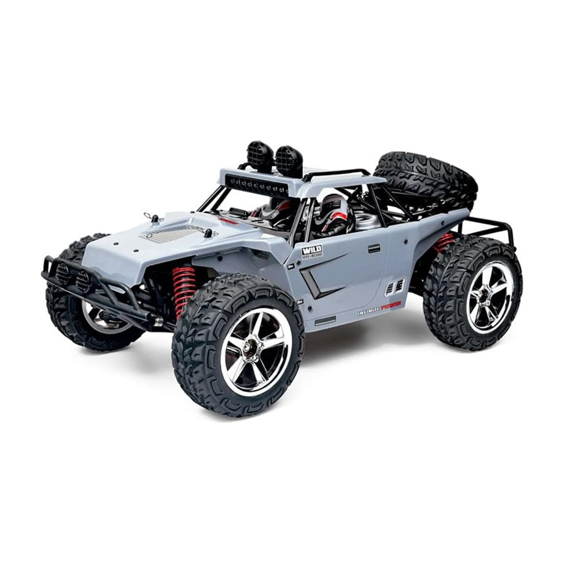 QIYHBVR 1/16 2WD Ready-to-Run RC Car with Remote Control for Off-Road Terrains