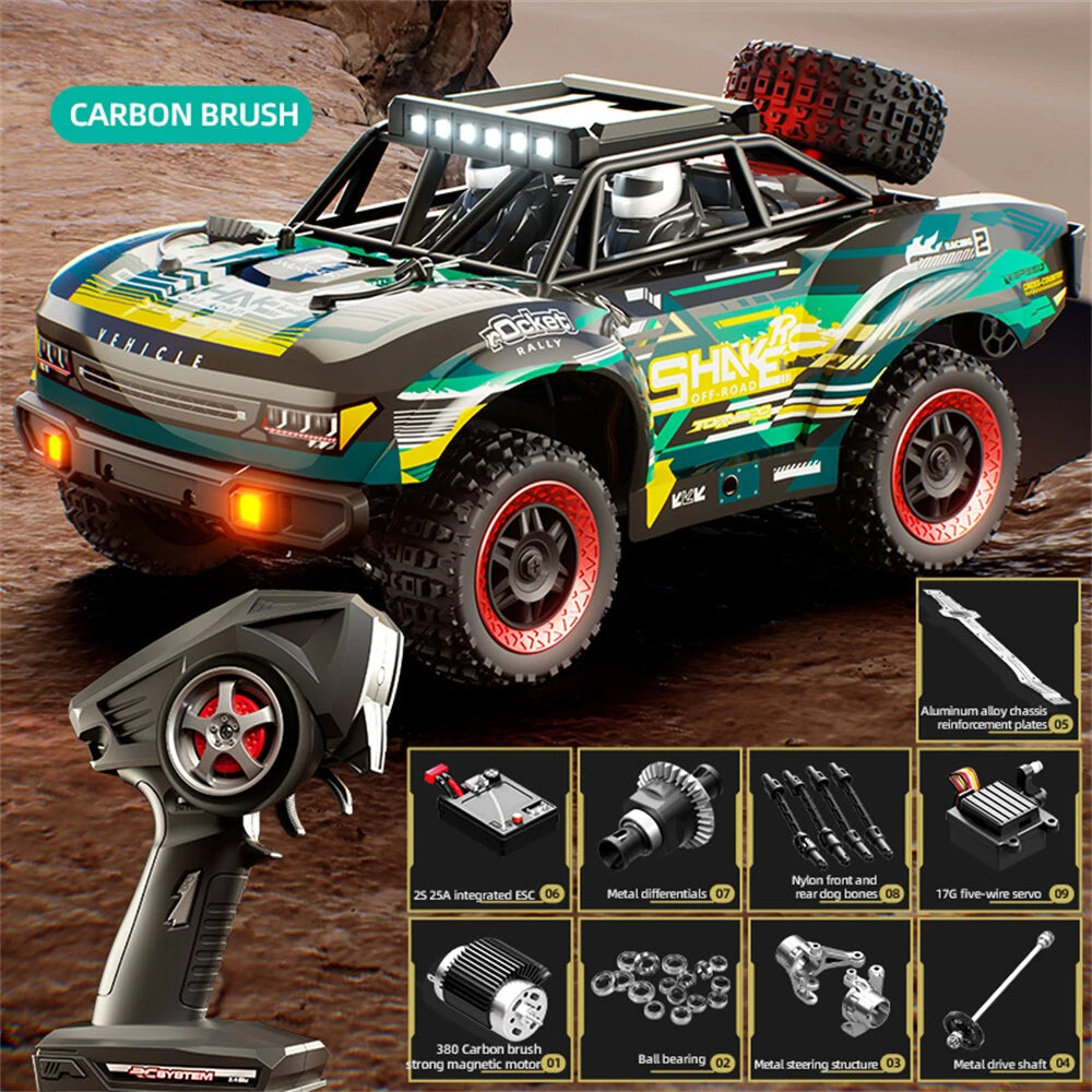 JJRC 1/18 C8820 4WD Short Course Off-Road Truck – 31 km/h Brush-Controlled Beast (Full RTR)
