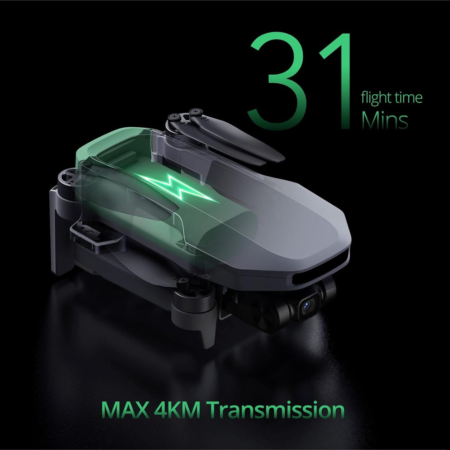 Potensic ATOM SE – Foldable 4K Camera Drone, < 249 g, Long-Range FPV (4 km)