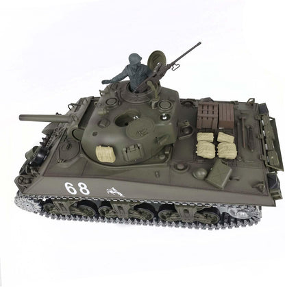 Heng Long 1/16 M4A3 Sherman RC Tank 3898 – IR Combat, Smoke, Metal Tracks
