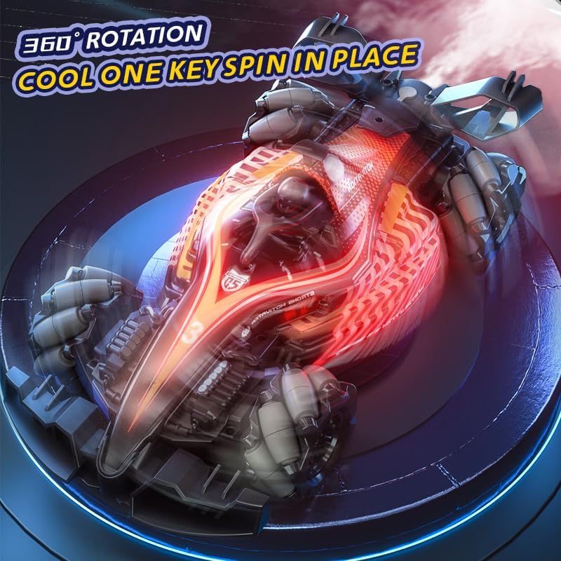 BEANGEL 4WD RC Stunt Car – Double-Sided 360° Rotation, 2.4GHz, Ready to Run