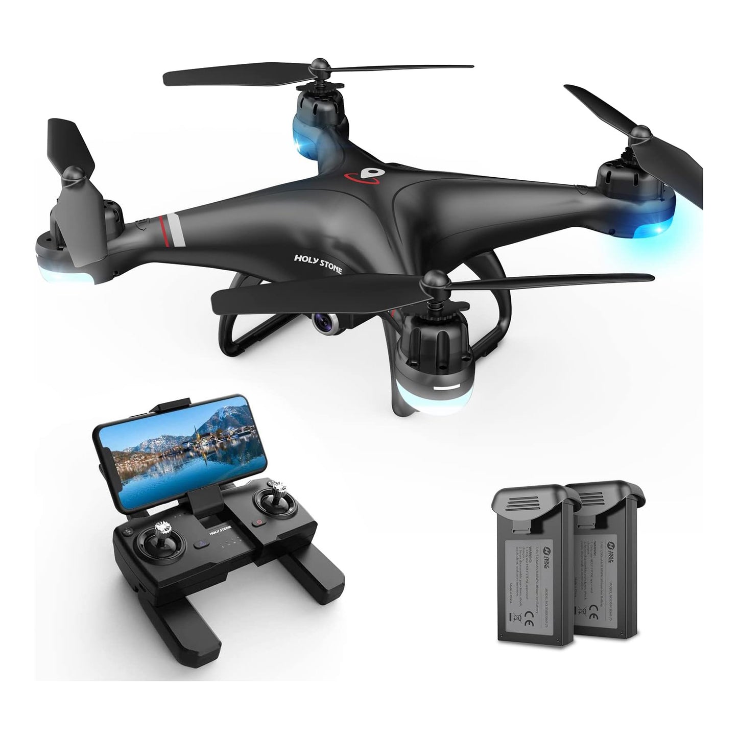 Holy Stone HS110G – Beginner-Friendly Foldable Camera Drone (1080p / FHD)