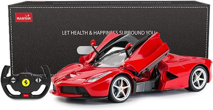RASTAR 1/14 Scale Ferrari LaFerrari RC Car – Licensed Supercar Replica, Ready-to-Run