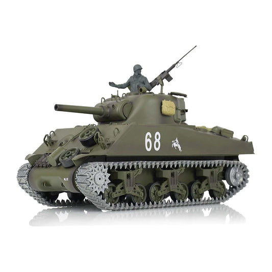 Heng Long 1/16 M4A3 Sherman RC Tank 3898 – IR Combat, Smoke, Metal Tracks