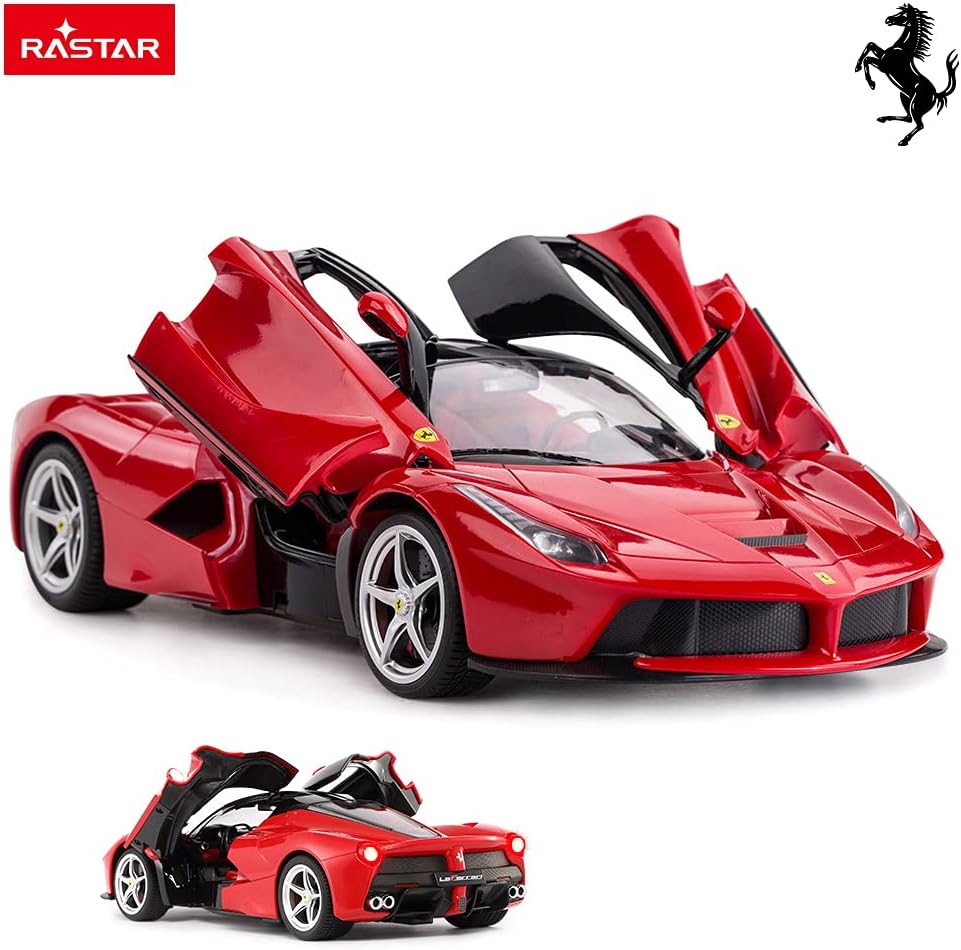 RASTAR 1/14 Scale Ferrari LaFerrari RC Car – Licensed Supercar Replica, Ready-to-Run