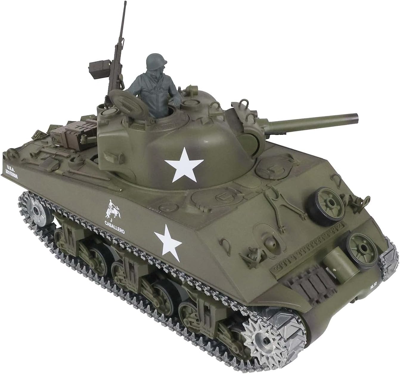 Heng Long 1/16 M4A3 Sherman RC Tank 3898 – IR Combat, Smoke, Metal Tracks
