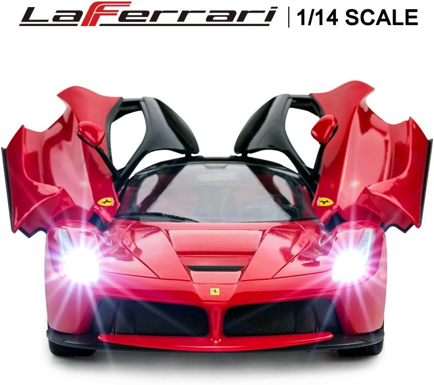 RASTAR 1/14 Scale Ferrari LaFerrari RC Car – Licensed Supercar Replica, Ready-to-Run