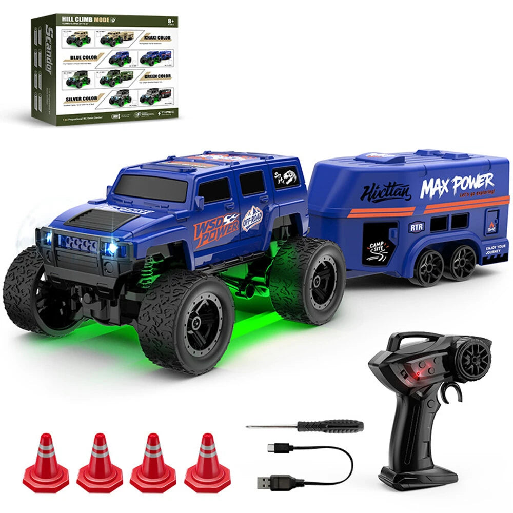 WSD E88 / E89 1/64 Scale RWD Mini RC Car – Suitcase Portable Desktop Drift Car Ready-to-Run