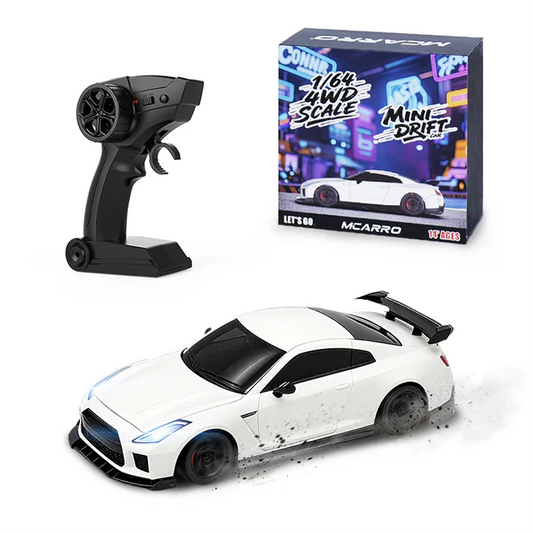 MCARRO MC061 1/64 Scale 4WD Mini Drift RC Car – Ready to Run, LED Lights