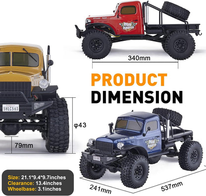 RocHobby Atlas S 1/10 Scale 4WD Brushed RC Rock Crawler