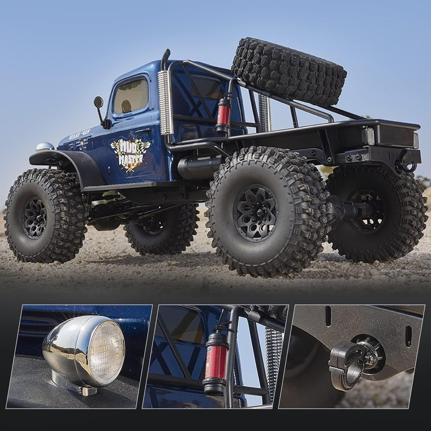 RocHobby Atlas S 1/10 Scale 4WD Brushed RC Rock Crawler
