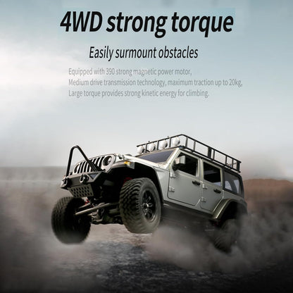 GoolRC 1/12 Scale 4WD All-Terrain RC Rock Crawler with Lights
