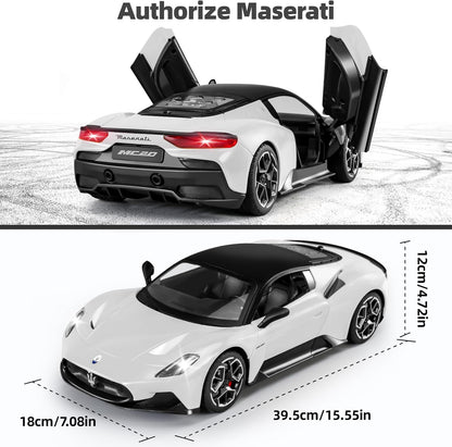 MIEBELY 1/12 Maserati MC20 Cielo Licensed RC Car with Openable Doors and LED Lights