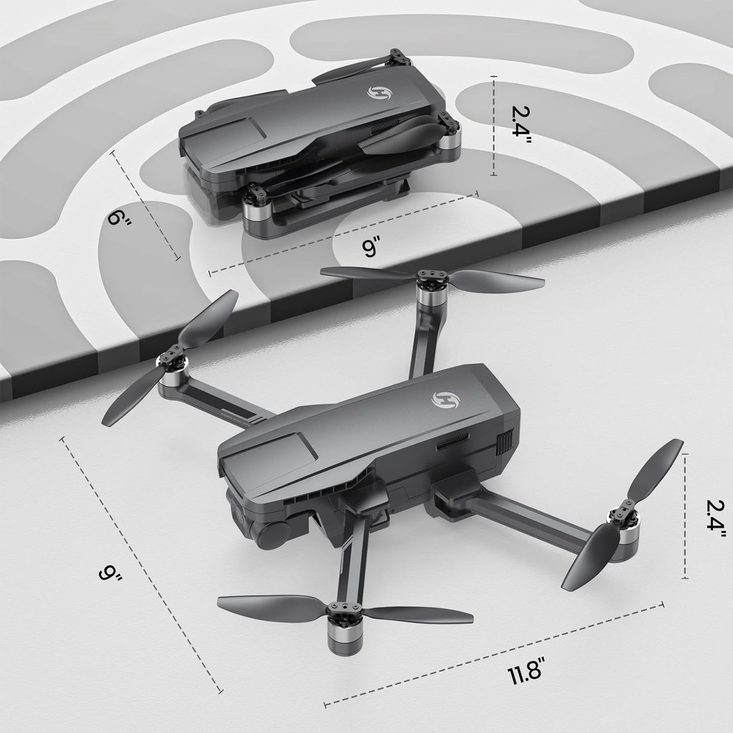Holy Stone HS720G 4K GPS Drone with 2-Axis Gimbal and Brushless Motors