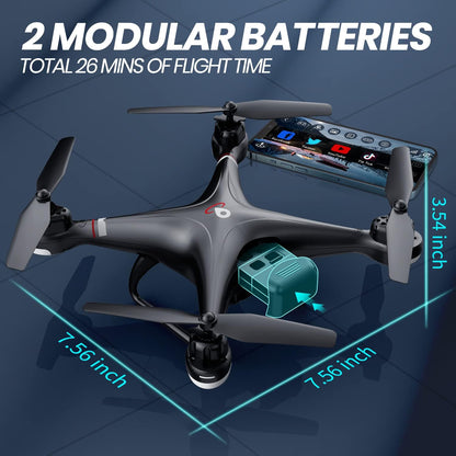 Holy Stone HS110G – Beginner-Friendly Foldable Camera Drone (1080p / FHD)