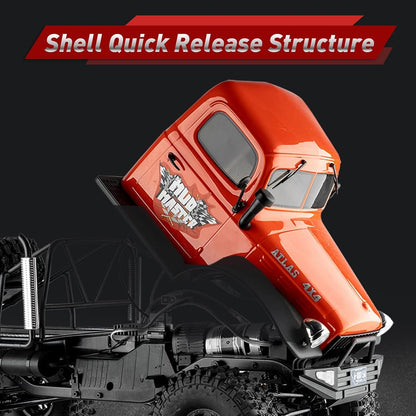 RocHobby Atlas S 1/10 Scale 4WD Brushed RC Rock Crawler