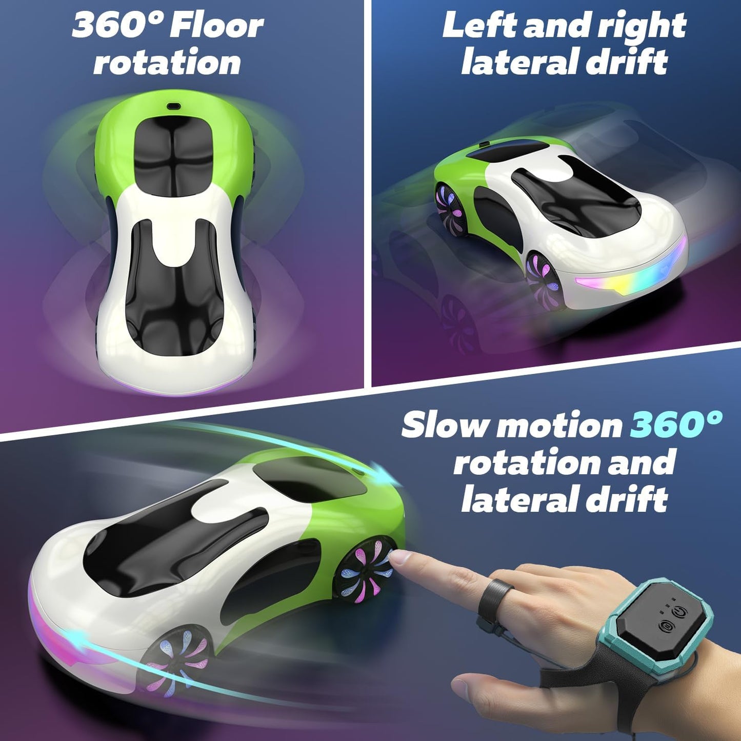 Eallpha 1/14 Gesture Sensing RC Car with Remote Control for Kids
