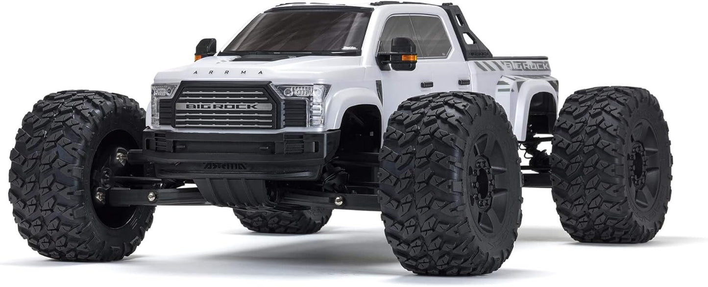 ARRMA 1/7 Big Rock 6S BLX 4x4 Monster Truck – Ready-to-Run, Crew Cab Crew Style
