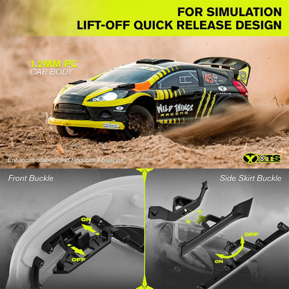 CROBOLL 1/10 4WD Ready to Run Brushless RC Drift Car with 3S 2200mAh Battery