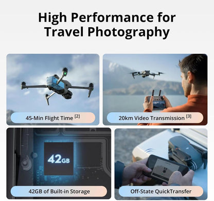 DJI Air 3S Fly More Combo with 1-inch Sensor and 3 Batteries