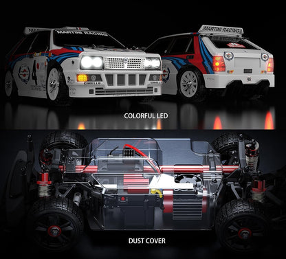 MJX Hyper Go 14301 1/14 Brushless All-Road RC Car, Lancia Delta Integrale-Inspired