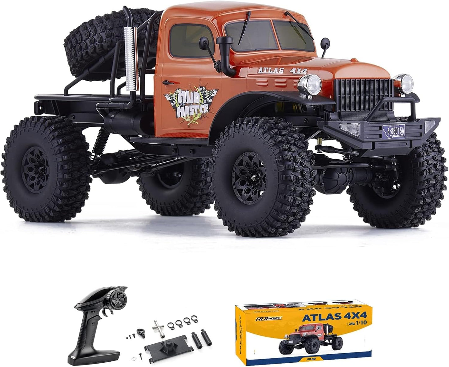 RocHobby Atlas S 1/10 Scale 4WD Brushed RC Rock Crawler
