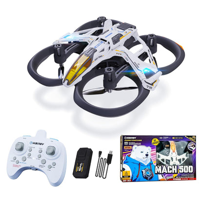 HISINGY Mach 500 Mini Drone – Optical Flow, LED Lights, Beginner Friendly