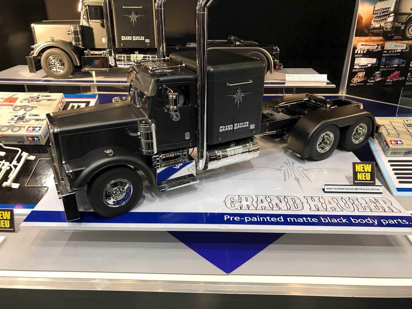 Tamiya 1/14 Grand Hauler Matte Black Edition RC Tractor Truck Kit