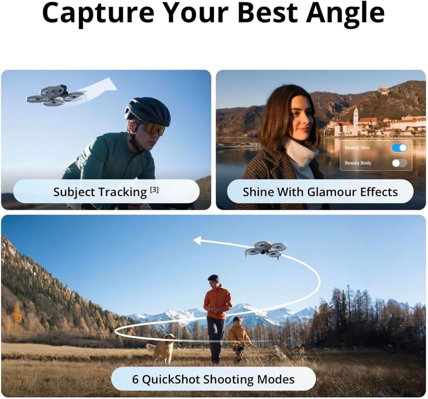 DJI Flip 4K/60fps HDR Camera Drone – 31-Minute Flight Time, 13 km O4 Transmission