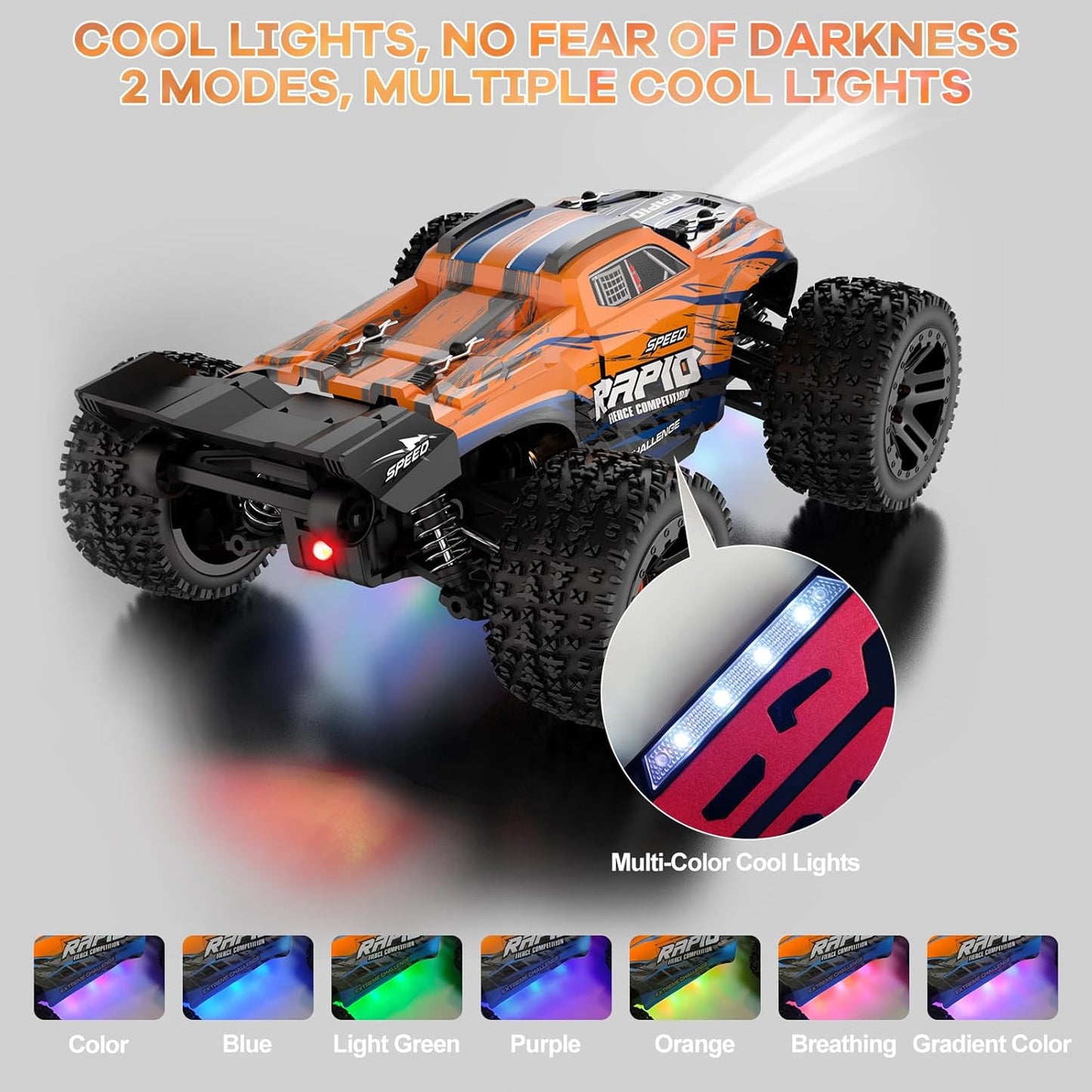 Nikuku 1/20 Scale 4WD All-Terrain Waterproof RC Truck – High-Speed Ready-to-Run