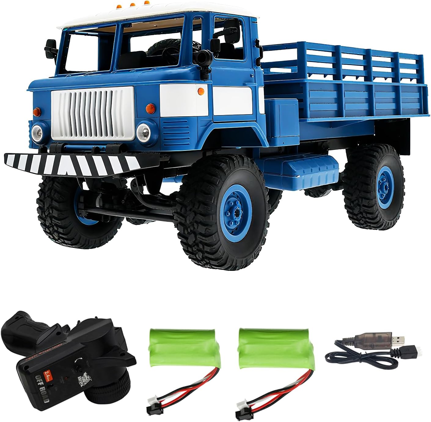 Jaming B-24 24V 4WD Kids Ride-On Truck – GAZ-66 Style Off-Road Ready-to-Run