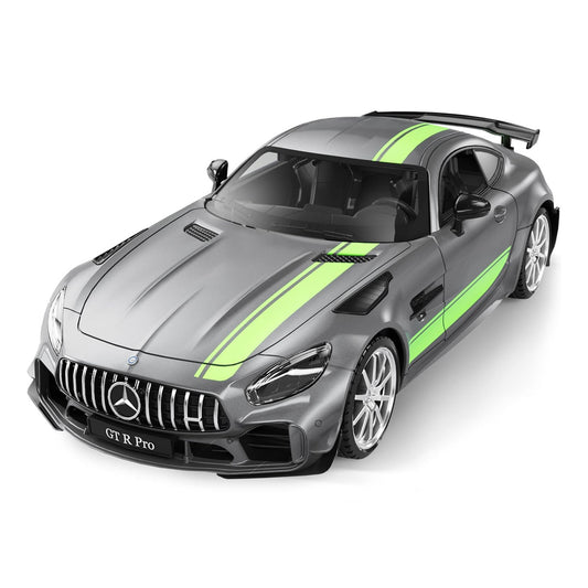 MIEBELY 1/12 Scale Mercedes-Benz GT-R Pro RC Car – 2.4 GHz, LED Lights, 7.4 V Battery