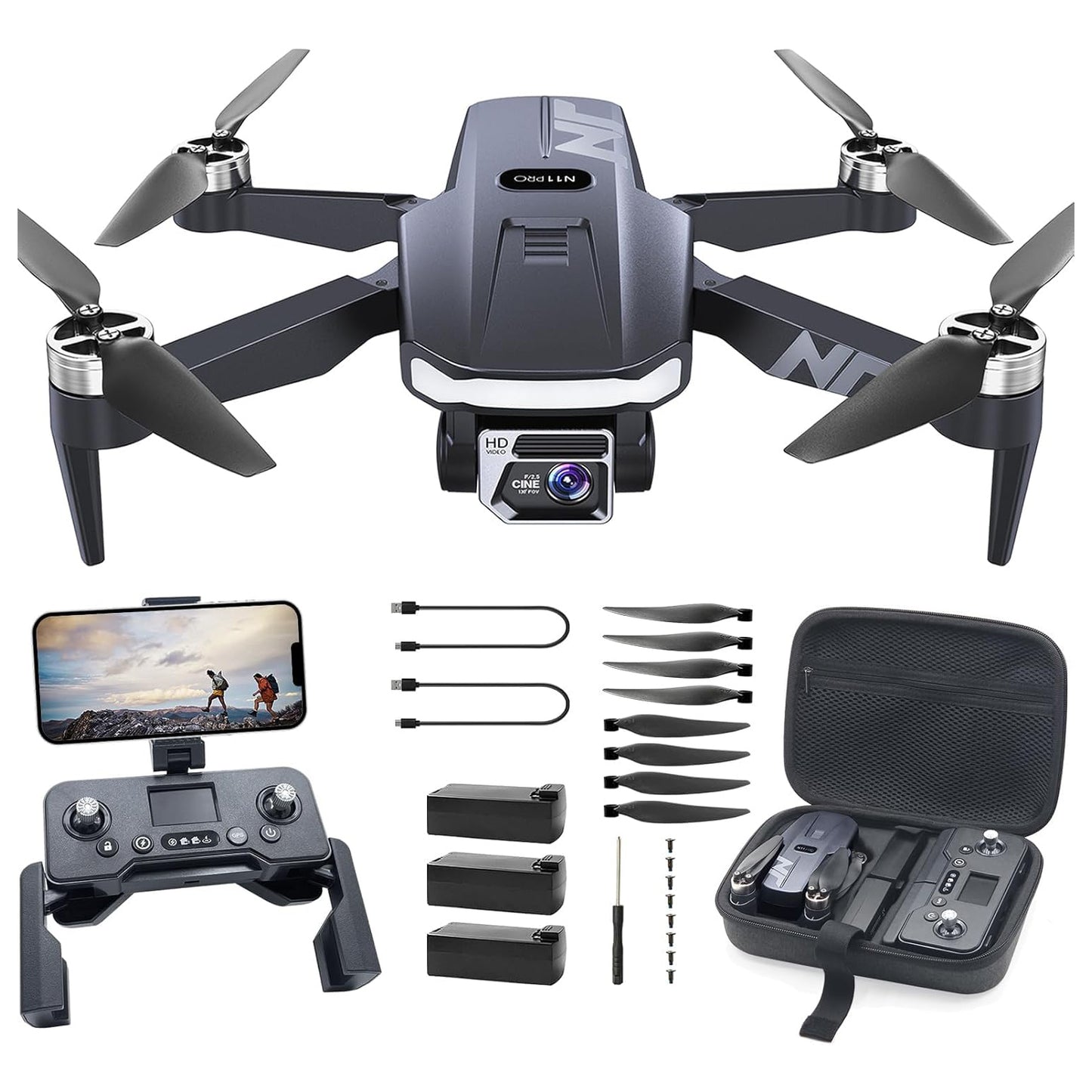 Intelligent Propulsion Quadcopter Drone – 4K Camera & Advanced Features