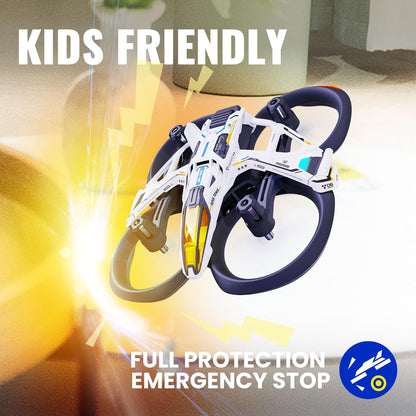 HISINGY Mach 500 Mini Drone – Optical Flow, LED Lights, Beginner Friendly